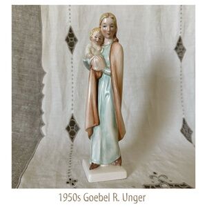 early Goebel R. Unger Madonna & Child figurine